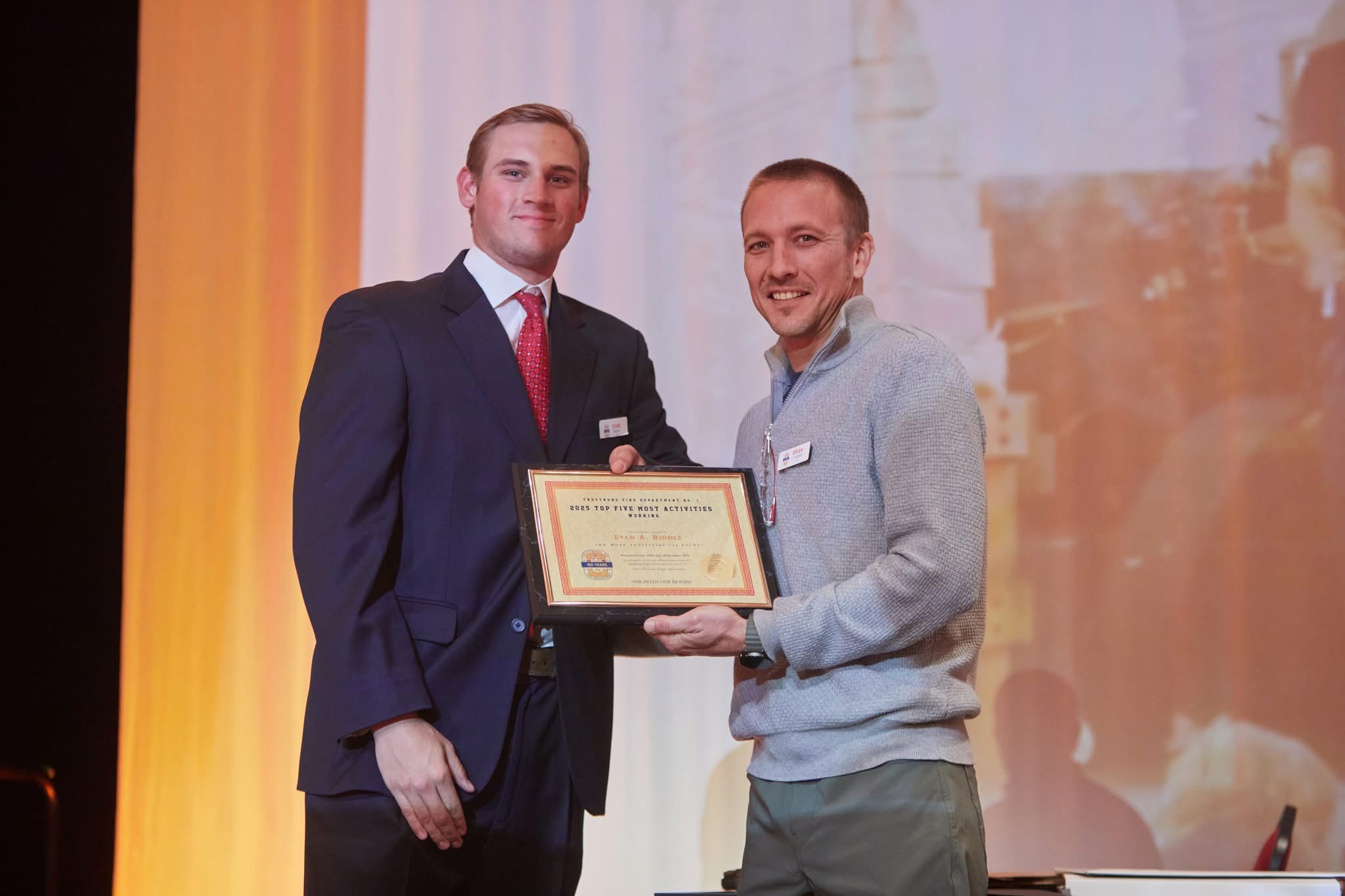 Evan Biddle and Brian Livingston